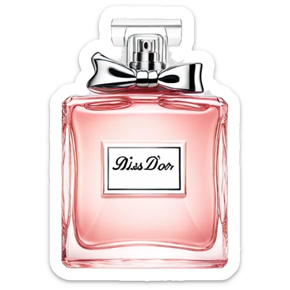 Miss dior perfume sticker