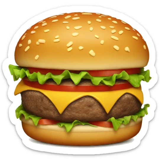 burger sticker