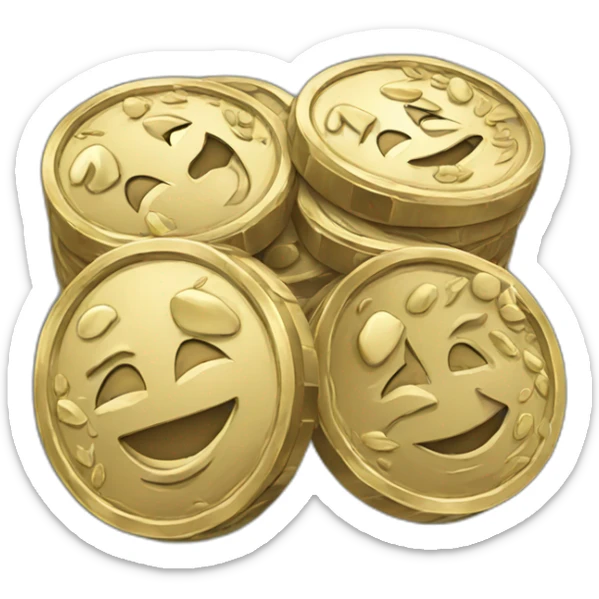 coins sticker