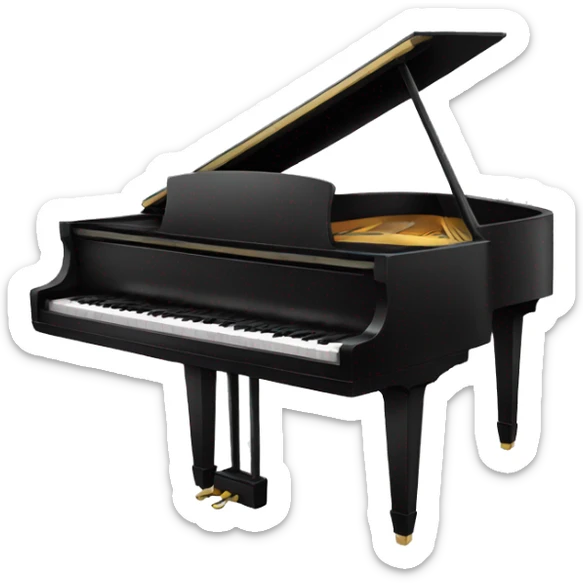 Piano sticker