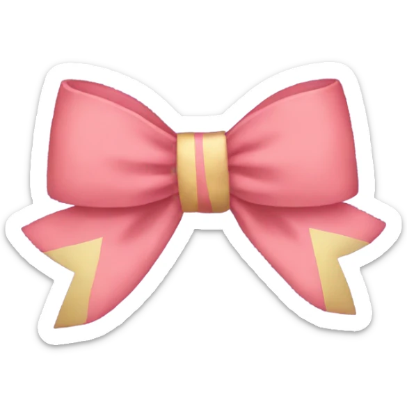 Bow sticker