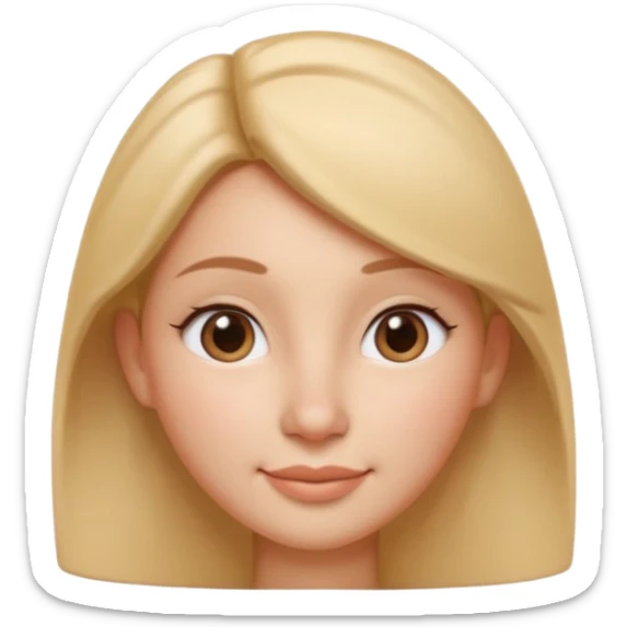A 3D cartoon woman with a small shiny nose pin on her left nostril, soft skin tone, friendly expression, smooth lighting, realistic Memoji-style rendering. sticker