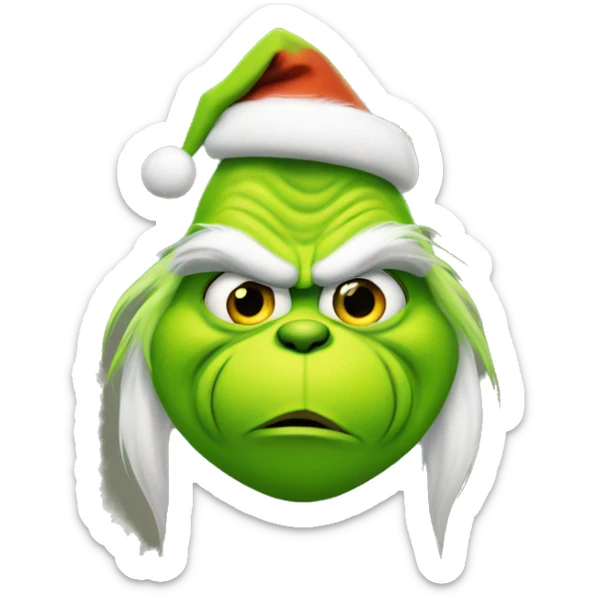 Grinch sticker