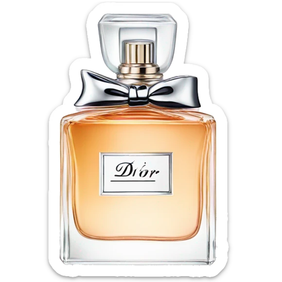Dior perfume sticker