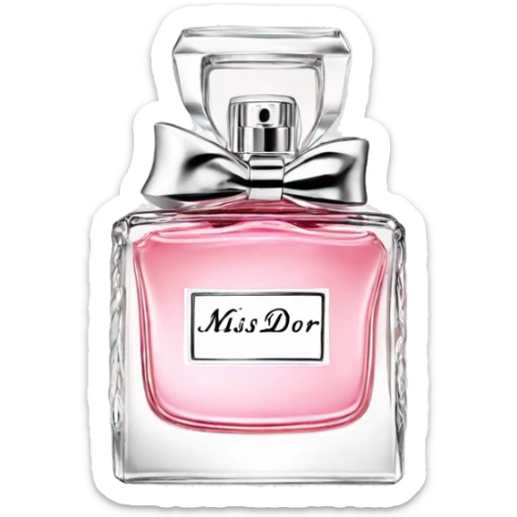 Miss dior perfume sticker