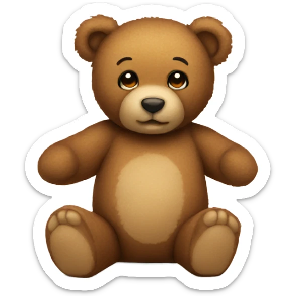 Teddy bear sticker
