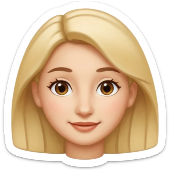 A 3D cartoon woman’s face close-up showing a small shiny nose pin, soft skin tone, gentle smile, smooth lighting, realistic Memoji-style. sticker