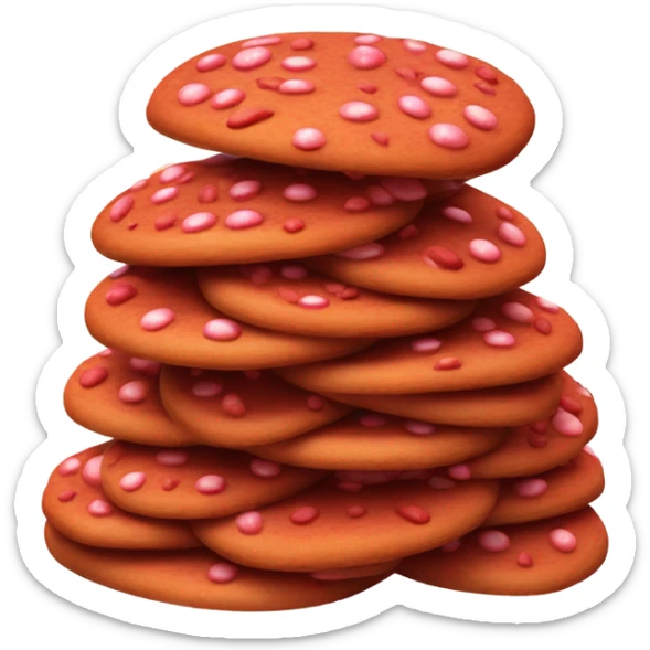 Red cookies  sticker