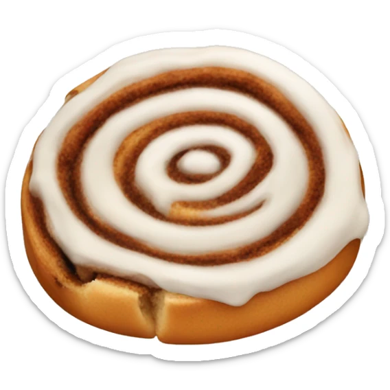 Cinnamon roll sticker