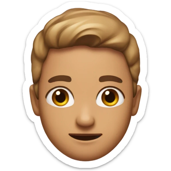 make a exact copy of the "in love" emojy, but with sparkles instead of hearts sticker