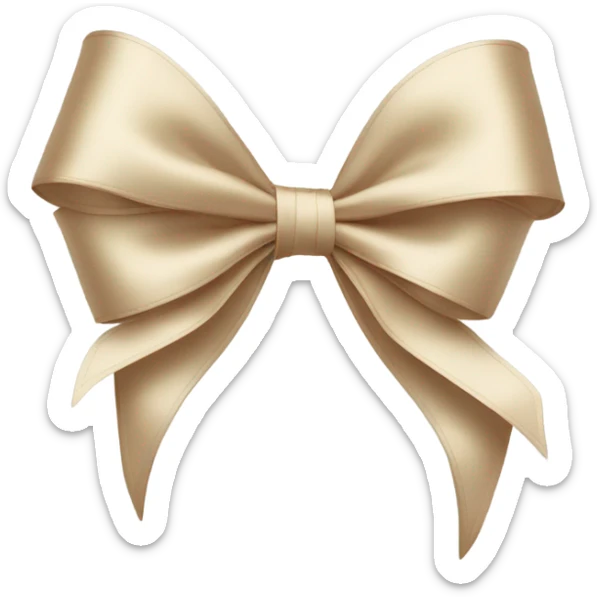 Bow sticker