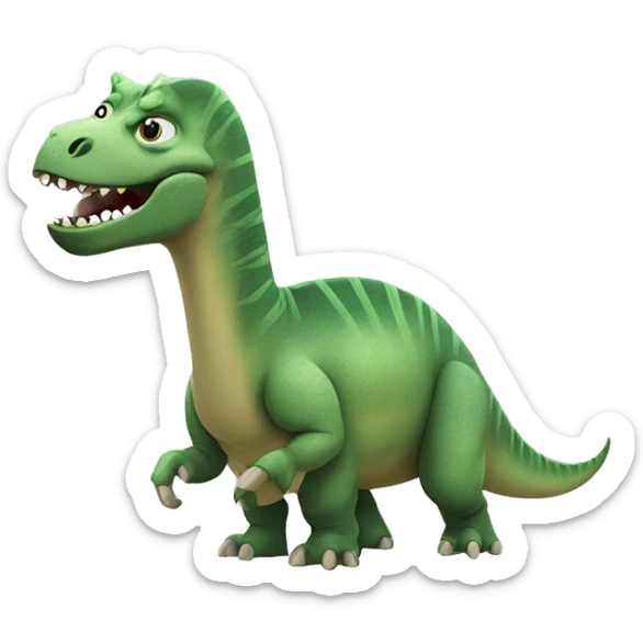 combine chinese dinosaur word and stock market word as together as one single word sticker