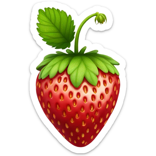 wild strawberry sticker