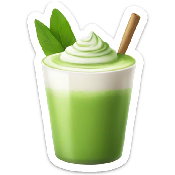 matcha latte sticker