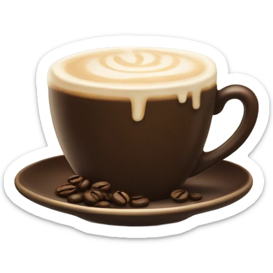 Coffee sticker