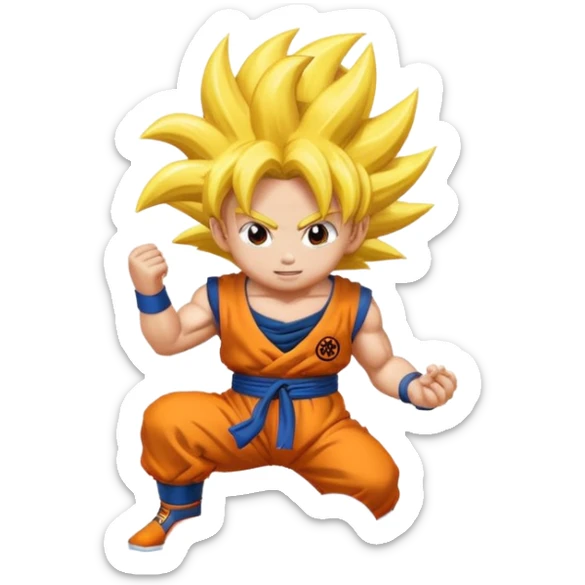 Emoji de la nube voladora de Goku, solo quiero la nube, amarilla sticker