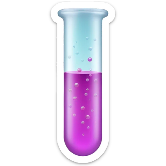 test tube sticker