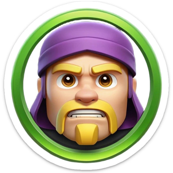 Clash of Clans aesthetic: Cinematic Playful Xbox Game Disc Portrait Emoji, rendered in a 3D vector-style similar to standard emojis with minimal shading and bold, simplified shapes. A compact, distinct form with signature details, softly glowing with a modern gaming energy charm. Simplified yet unmistakably iconic, highly detailed and consistent, glowing with a soft radiance and high shine. Stylized with a touch of next-gen innovation and a soft glowing outline, capturing the essence of a beloved gaming relic with a friendly, playful manner! sticker