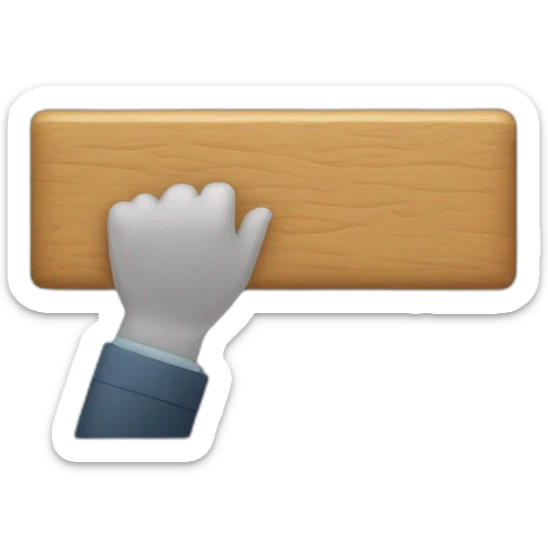 des mains qui font le signe pause (1 main à la vertical et l'autre posé dessus horizontalement, et qui forme un t) sticker