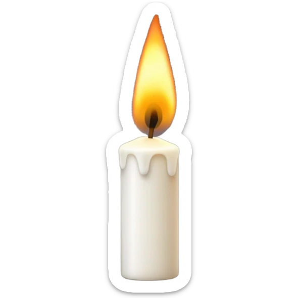 candle  sticker