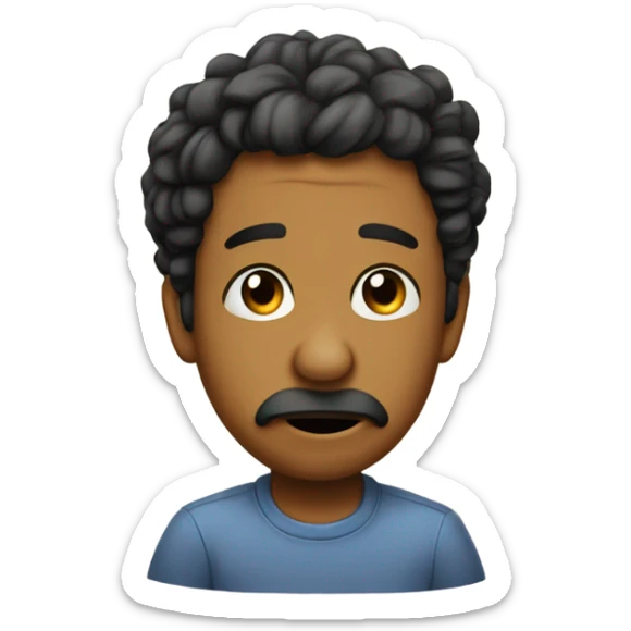 Can you create an emoji that captures the eternal sadness of not being roommates anymore? Something that combines a broken heart, an endless tear, and a touch of nostalgia. sticker