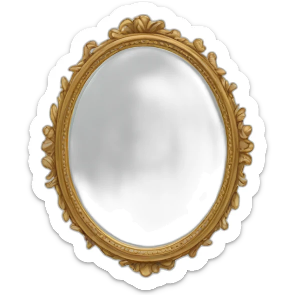 mirror sticker