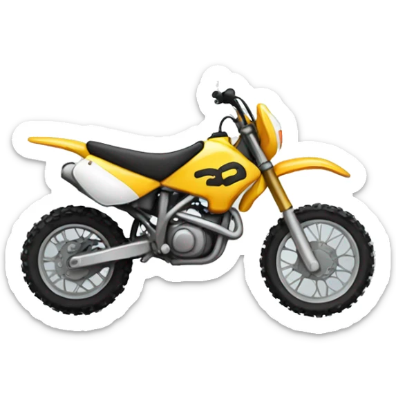 Dirt bike sticker