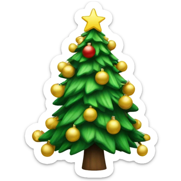 Christmas tree  sticker