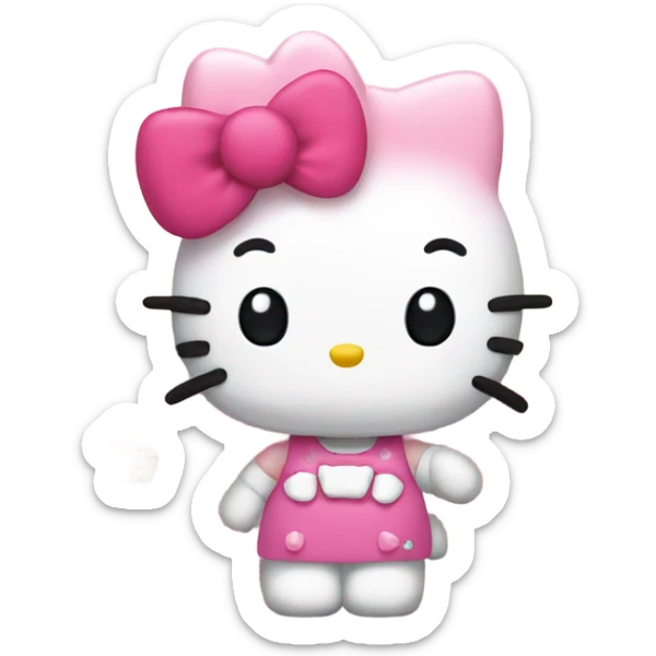 Hello kitty cafe sticker