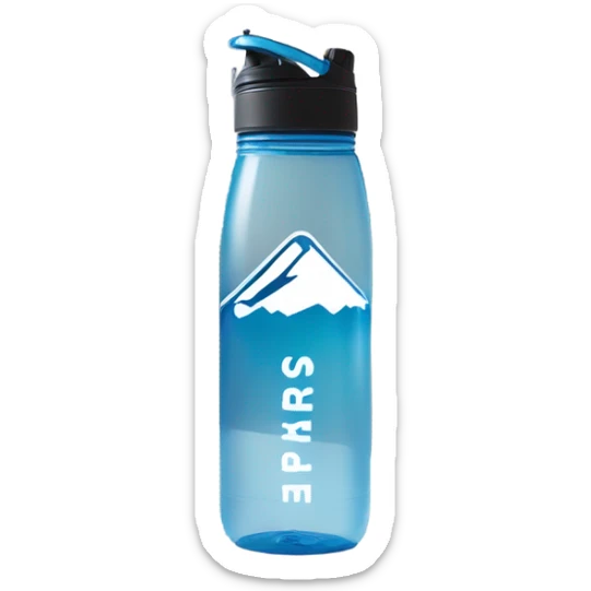 Spring water bottle  sticker