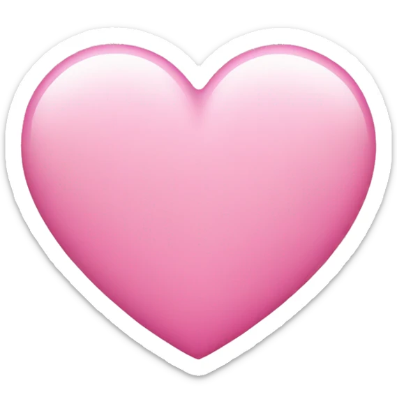 pink heart sticker
