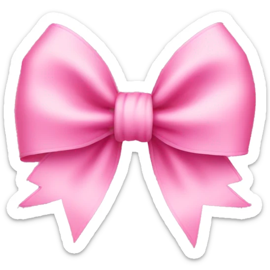 Pink bow  sticker