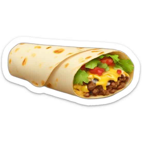 burrito sticker