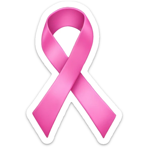 pink ribbon sticker