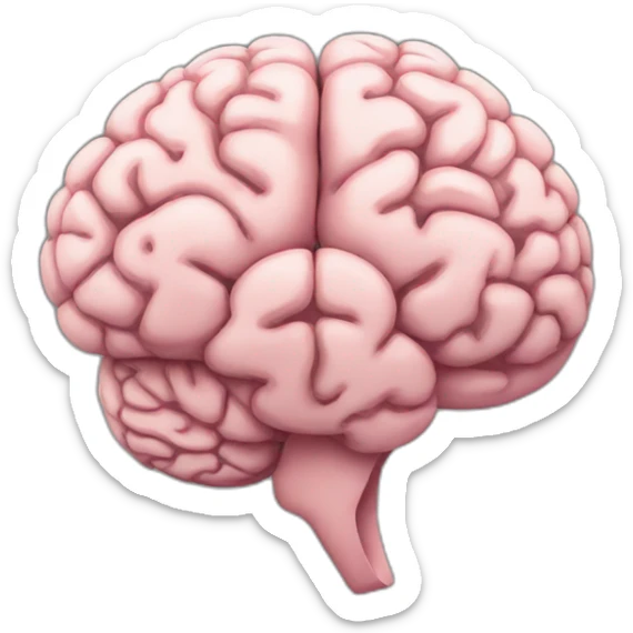 Brain with N sticker