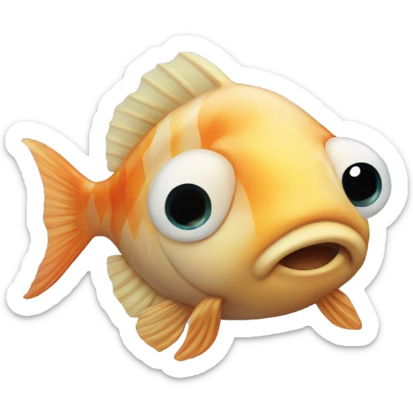 Fish sticker