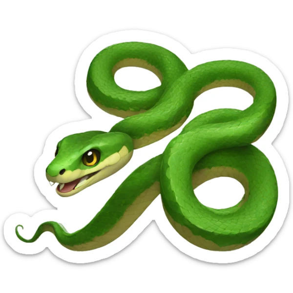 Snake sticker