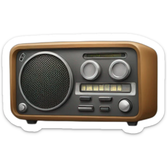 radio set sticker