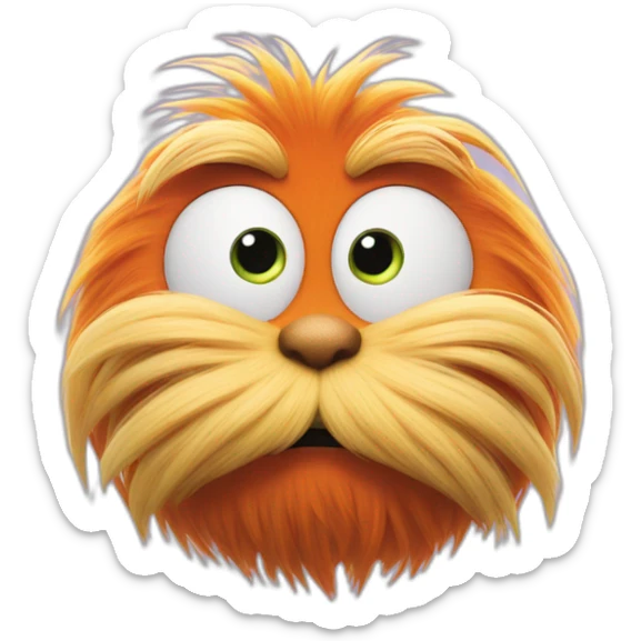lorax sticker