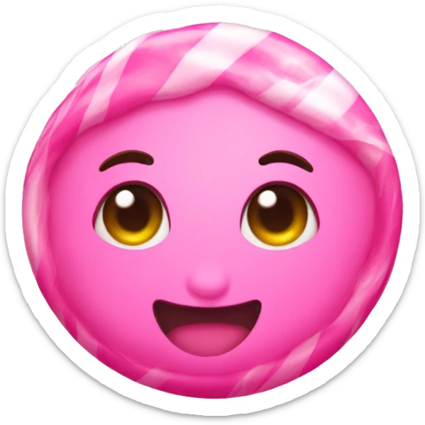 Candy in pink  sticker