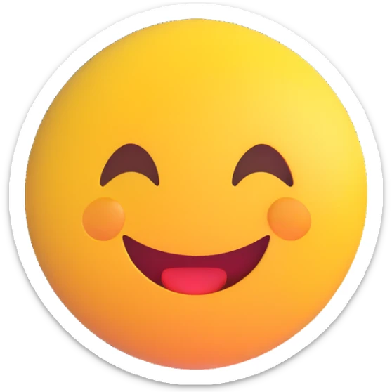 colorful 3D circular emoji with the word 'szomcsi' in the center in a modern font sticker