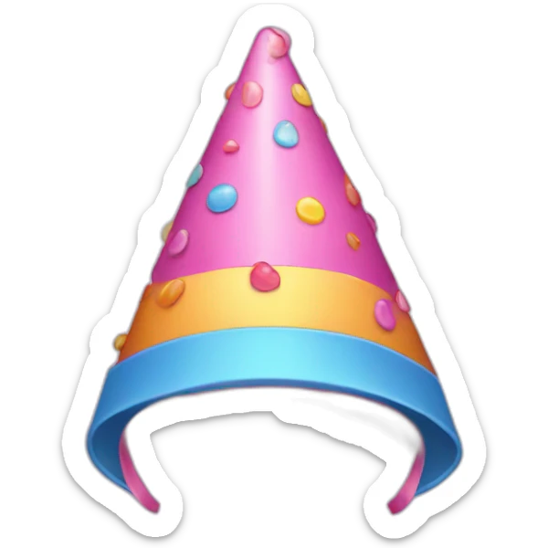 birthday hat sticker