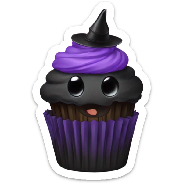 Goth cupcake  sticker