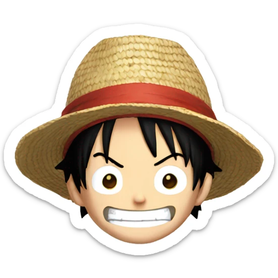 luffy, one piece sticker