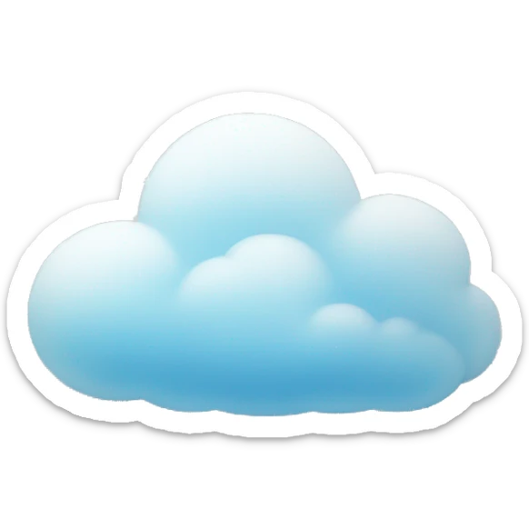 CLOUD sticker