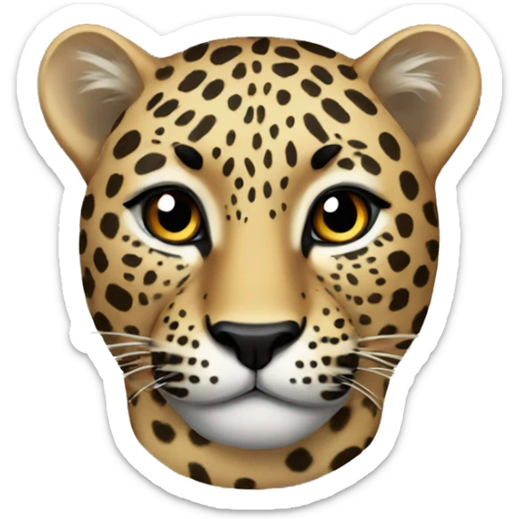 Leopard sticker