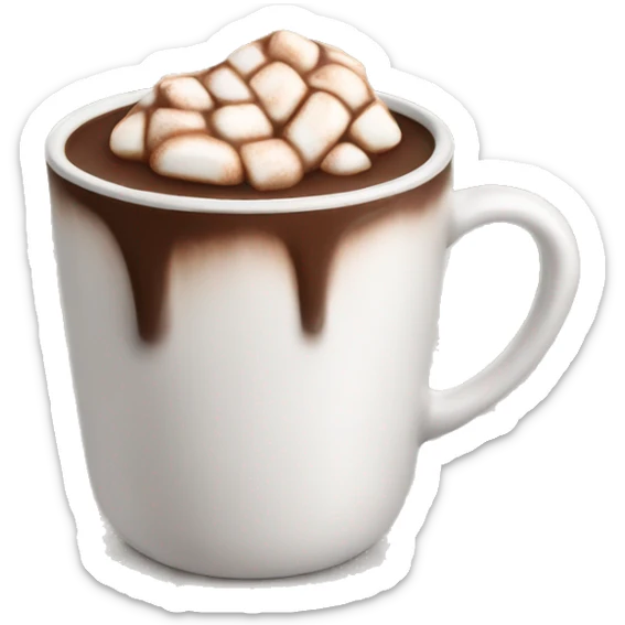 hot chocolate  sticker