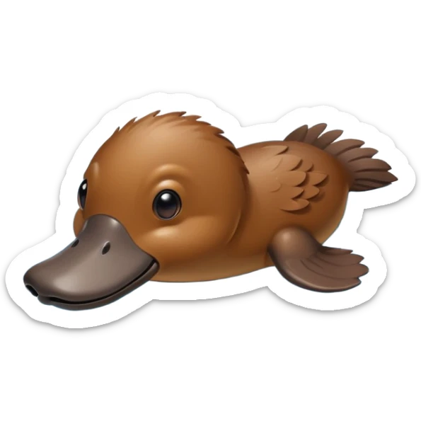 platypus sticker