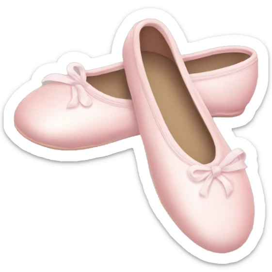 Pale pink ballet shoes sticker