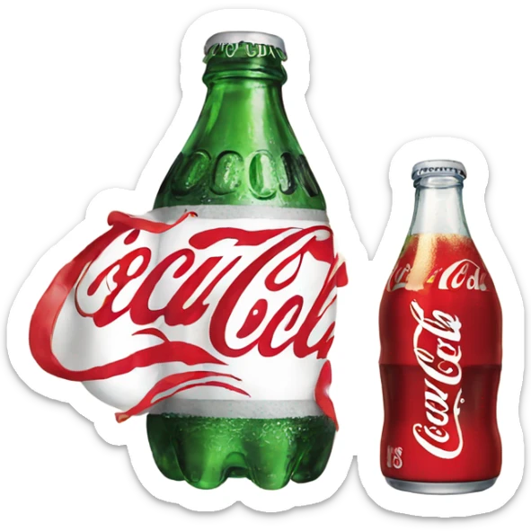 Coca cola sticker